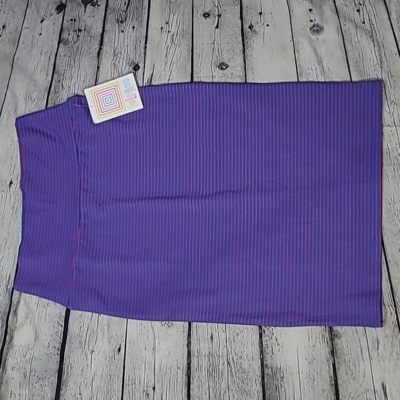 LULAROE Cassie striped pencil skirt - Picture 1 of 5